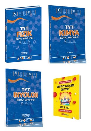 TYT 2027 Fizik Kimya ve Biyoloji Soru Bankası + Planlama Defteri