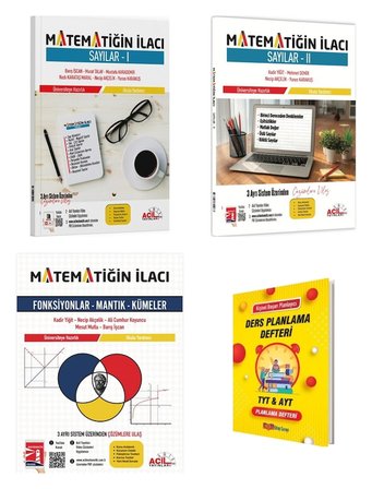 TYT 2027 Sayılar 1 ve 2 Fonksiyon Mantık Küme Matematiğin İlacı + Planlama Defteri