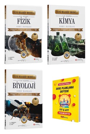 TYT 2028 Maarif Fizik Kimya ve Biyoloji Soru Bankası + Planlama Defteri