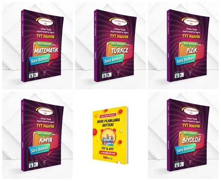 Karekök TYT 2028 Maarif Matematik Türkçe Fizik Kimya ve Biyoloji 5li Set Soru Bankası + Planlama Defteri