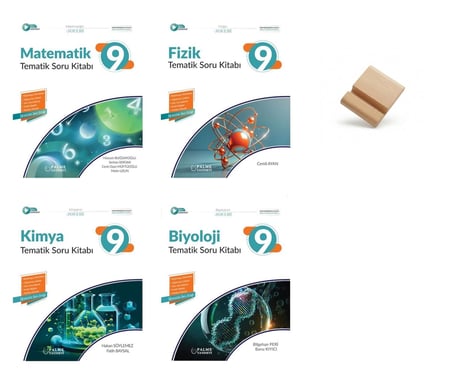 Palme 9. Sınıf 2027 MAARİF Matematik Fizik Kimya ve Biyoloji Tematik Soru Bankası 4lü Set
