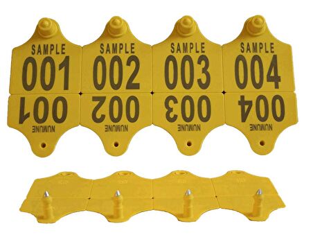 375 Adet Büyükbaş Kulak Küpesi Standart Boy