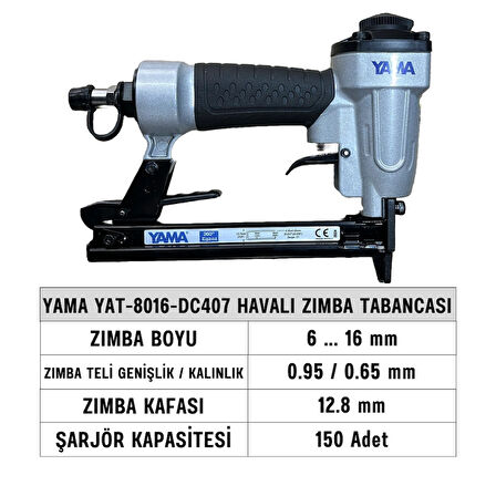 YAMA YAT-8016-DC407 Havalı Zımba Tabancası