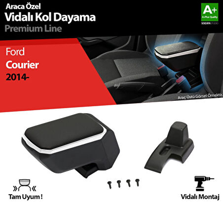 Ford Courier Kol Dayama Kolçak ABS Vidalı Gri 2014 Üzeri