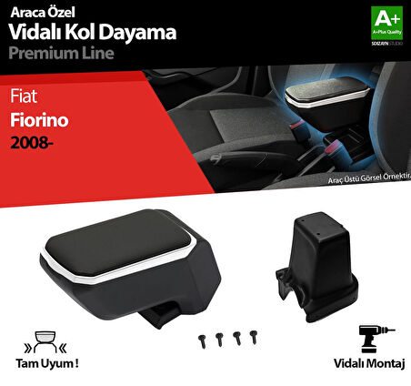 Fiat Fiorino Kol Dayama Kolçak ABS Vidalı Gri 2008-2016