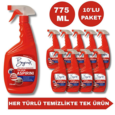 Aspirini 775 ml 10'lu Paket (Ekonomik Paket)
