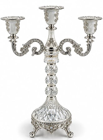 Kristal Şamdan Mumluk Alk6395