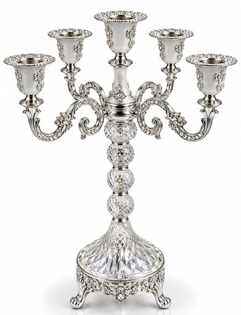 Kristal Şamdan Mumluk Alk6397