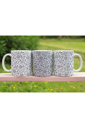 Figürlü Komikli Desenli Baskılı Kupa