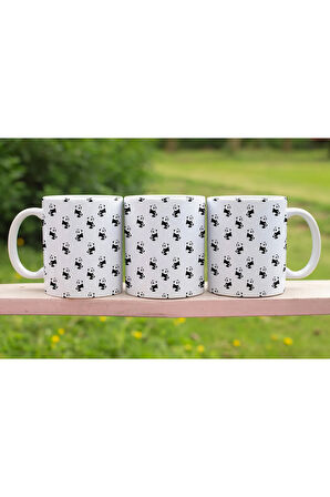 Figürlü Komikli Desenli Baskılı Kupa