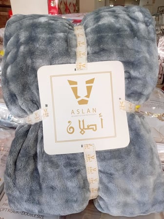 Aslan Bubble Desen / Mevsimlik / Hafif / Lüx / Modern / Çift Kişilik Battaniye