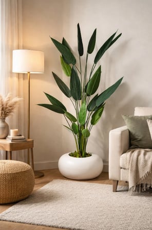 Büyük Boy 60x50x35 cm Dekoratif Fiber Saksı | Gravel Tasarım | İç & Dış Mekan | Bahçe Balkon Teras Saksısı