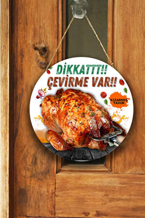 Kızarmış Tavuk Salonu Duvar, Kapı, Çift Taraflı Askılı Karşılama Tabelası, Tavuk Çevirme Dükkanı Süs