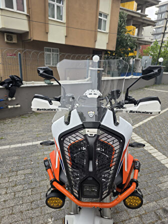 MOTOCAM KTM 1290 Super Adventure Siperlik Ön Cam 2017-2024 Model 41cm Şeffaf Renkli