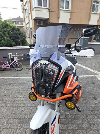 MOTOCAM KTM 1290 Super Adventure Siperlik Ön Cam 2021-2025 Model 41cm Füme Renkli