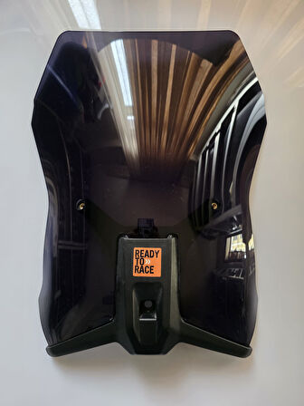 MOTOCAM KTM Duke 390 Siperlik Ön Cam 2013-2023 Model 57cm Siyah Renkli UZUN CAM
