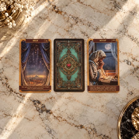 Gölge Katina Tarot Kartları Destesi – Türkçe Açıklamalı Kutulu Kart Seti