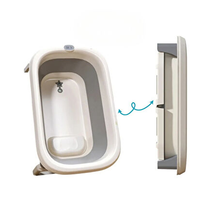 Katlanabilir Termometreli Bebek Küveti, Taşınabilir Küvet