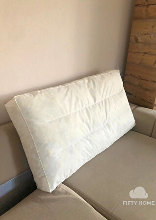 2Li BÜYÜK SIRT KIRLENT İÇ DOLGU - 90x55 cm - KOLTUK SIRT KIRLENTİ MİNDER KUTU MODEL YAN FAÇALI
