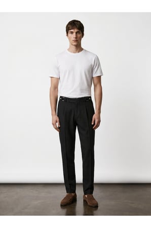 Premium Kuşak Tasarımlı Pantolon - Şık ve Esnek