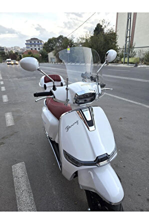 MOTOCAM Küba Bannry Siperlik Ön Cam 2024-2025 Model 43cm Şeffaf Renkli 4mm APARATSIZDIR