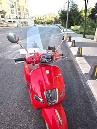 MOTOCAM Küba Az 50 Ön Cam 2023-2026 Model 42cm Şeffaf Renkli  APARATSIZ