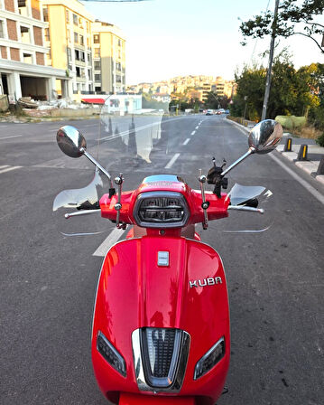 MOTOCAM Kuba Bevely Ön Cam 2022-2025 Model 37cm Şeffaf Renkli 4mm Elcikli APARAT GÖNDERİLMEYECEK