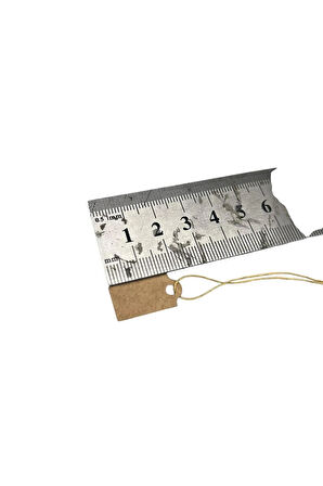 Küçük Boy Kraft Renk 2 /1 cm 80 adet Karton İpli Fiyat Etiketi
