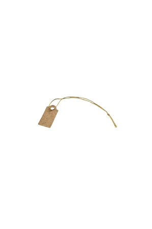 Küçük Boy Kraft Renk 2 /1 cm 80 adet Karton İpli Fiyat Etiketi