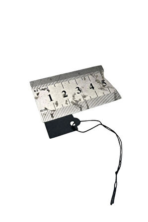 Küçük Boy Siyah Renk 2 /1 cm 80 adet Karton İpli Fiyat Etiketi