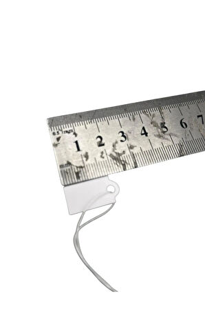 Küçük Boy Beyaz Renk 2 /1 cm 80 adet Karton İpli Fiyat Etiketi