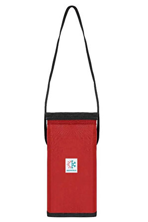 Plaj Piknik, Kamp Çantası , 6 Litre, Termal Korumalı - Kırmızı (SICAK SOĞUK TERMAL ÇANTA)