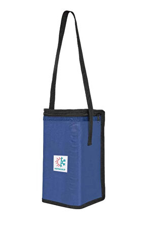 Plaj Piknik, Kamp Çantası , 6 Litre, Termal Korumalı - Mavi (SICAK SOĞUK TERMAL ÇANTA)