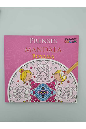 4E Boyama Kitabı Çocuklar İçin Mandala Prenses Karatay