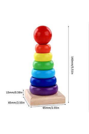 Mini Ahşap Sıralama Kulesi, Rainbow Tower