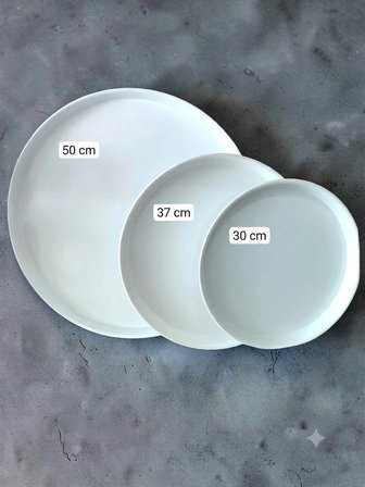 Tepsi Seti  50-37-30 cm- Metal Çay Tepsisi Kahve Tepsisi Sunum Kahvaltı 3'lü Tepsi Seti