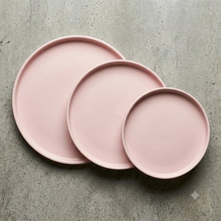 Tepsi Seti  50-37-30 cm- Metal Çay Tepsisi Kahve Tepsisi Sunum Kahvaltı 3'lü Tepsi Seti