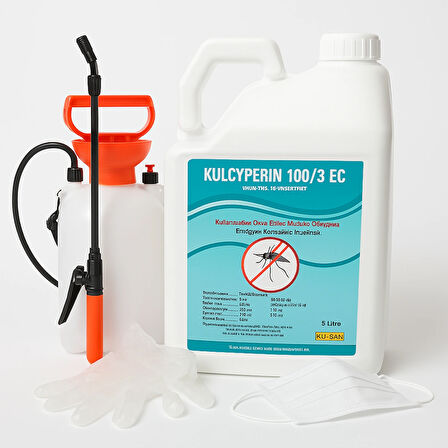 Kulcyperin 100/3 EC 5 L – Profesyonel Kokulu Genel Haşere İlacı | Sivrisinek, Hamam Böceği, Karınca, Akrep, Tahtakurusu, Pire, Kene & Tüm Zararlılara Karşı