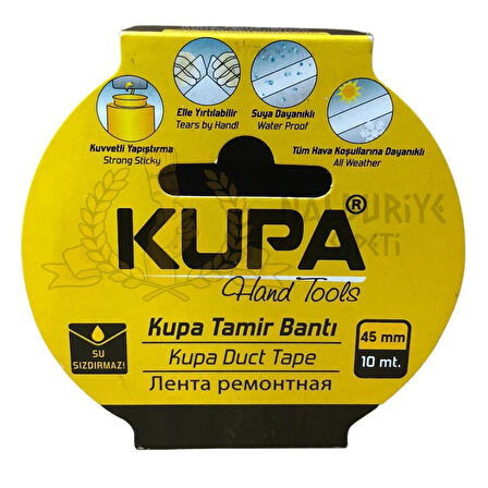 Kupa Su Geçirmez Güçlü Tamir Bandı 10 mt. MAVİ - 5 Adet