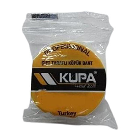 Kupa Çift Taraflı Köpük Bant - 19 mm. X 2 mt. - 3 Adet