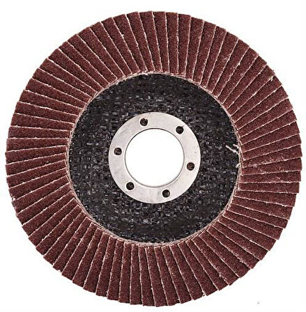 Kupa Katlı Flap Disk Zımpara A80 Kum - 10 Adet