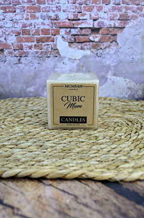 Köşeli Mum 70 mm En 70 mm Boy Küp Mum 24 Saat yanma süresi Gövde Boya Köşeli Baton Mumu