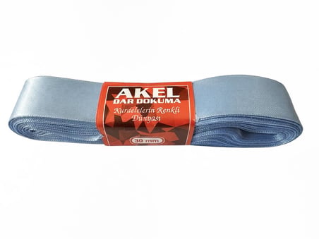 Akel Dar Dokuma Lila Saten Kurdele - 3 Cm. x 10 Metre - 1 Adet
