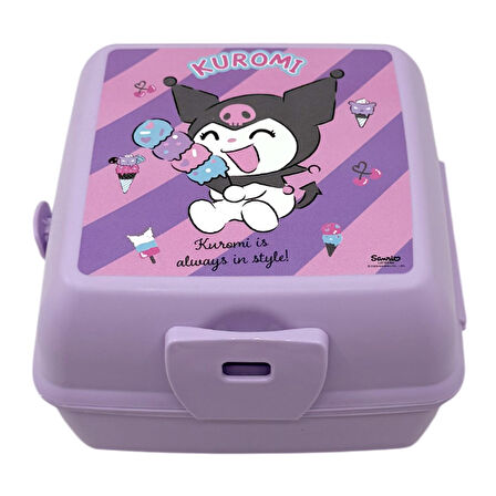 Lisanslı Kuromi Matara & Beslenme Kabı Dayanıklı ve Fonksiyonel Tasarım 