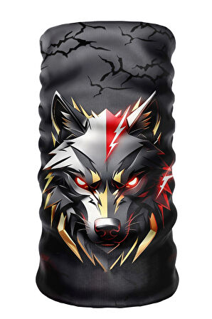 Outdoor Spor , Motosiklet ve Bisiklet Kullananlara Özel Desenli Buff Boyunluk Bandana Balaklava
