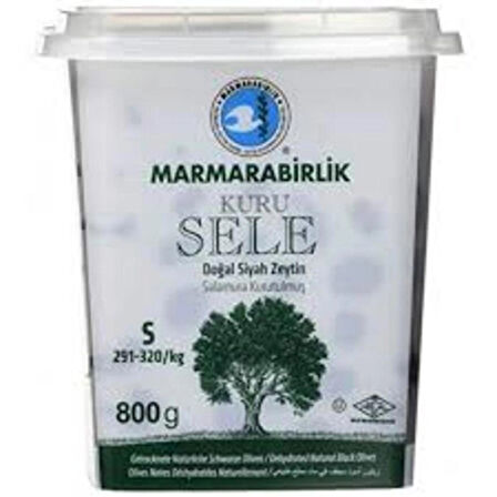 Marmarabirlik Kuru Sele S 291-320 KB 800 gr Pet Kavanoz X 6 Adet