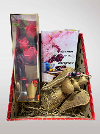 ÖĞRETMEN GÜNÜ Temalı Konsept Kutu Hediye Kutusu  (KOD:12)