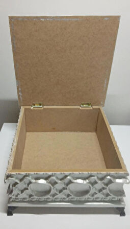 Ev Hediyesi Ofis Hediyesi Arkadaşa Doğum Günü Hediyesi Kabartmalı Ahşap Çok Amaçlı Saklama Kutusu