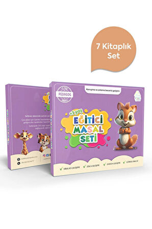 3-6 Yaş Eğitici Masal Seti (7adet)