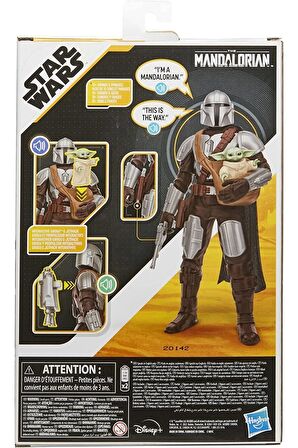 The Mandalorian & Grogu Galactic Action Interaktif Elektronik 30 Cm Aksiyon Figürü F5194